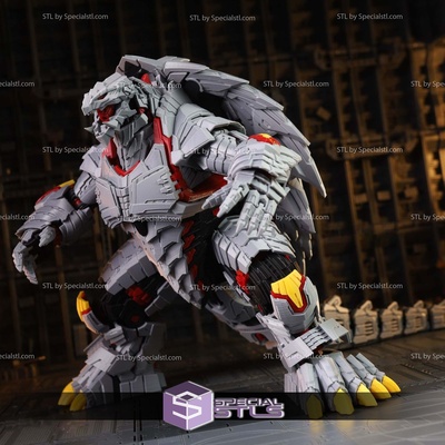 mecha gamera demir kabuk dijital heykel özel 3d print model - Mito3D