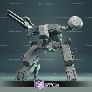 metal engrenagem rex stl arquivos 3d print model - Mito3D