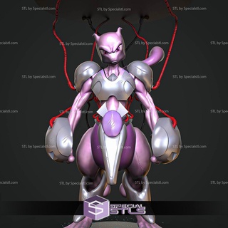 mewtwo armaduras stl arquivos Pokémon 3d print model - Mito3D