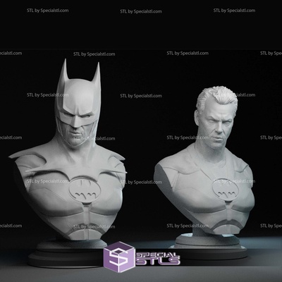 michael keaton 2023 buste numérique sculpture specialstl batman 3d print model - Mito3D