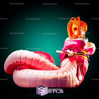 miia thicc schlange mama digital skulptur spezialstl monster musume 3d print model - Mito3D