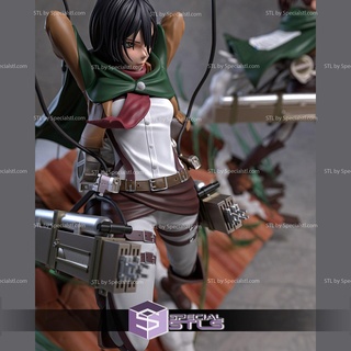Mikasa toit attaque Titan 3d impression figurine Mikasa toit attaque Titan 3d impression figurine 3d print model - Mito3D