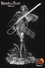 mikasa standing v2 attack titan 3d print model - Mito3D