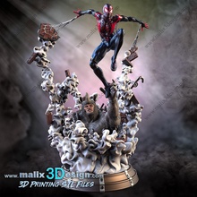 miles morales spiderman v3 marvel 3d print model - Mito3D