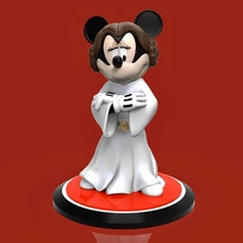 Minnie Prinzessin Leia Star Kriege 3d print model - Mito3D