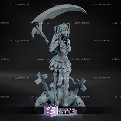 misa amane death note digital sculpture specialstl 3d print model - Mito3D