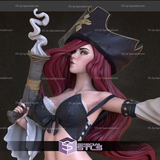 miss fortune nsfw 3d printing figurine 3d print model - Mito3D