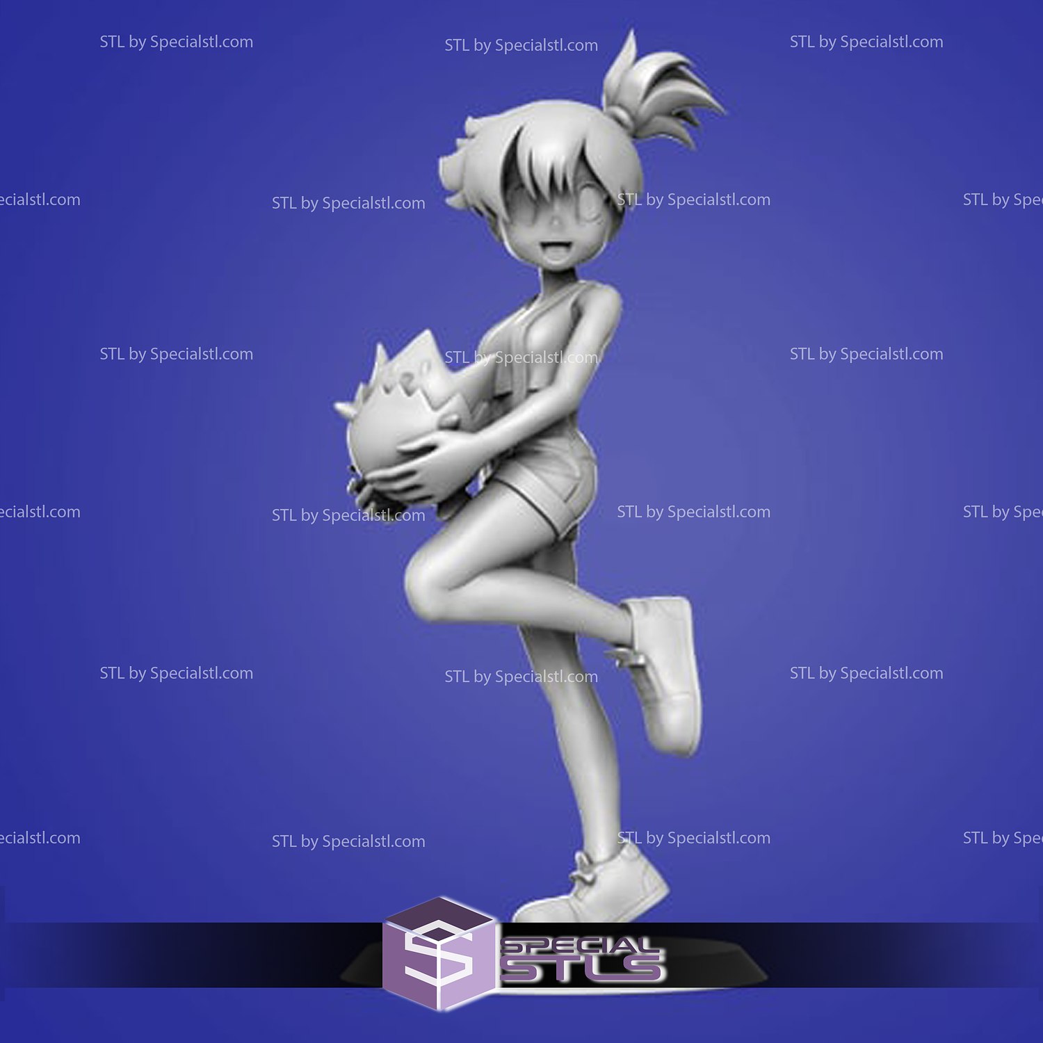 neblig Pokémon stl Dateien Stehen 3D print model - Mito3D