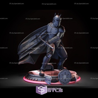 moff gideon action pose 3d printing figurine starwars stl files 3d print model - Mito3D