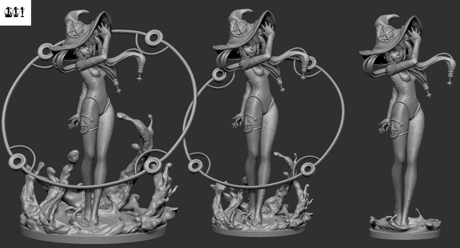 mona poz 2 genk etki 3D print model - Mito3D