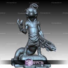 Mondo gecko tmnt 3d print model - Mito3D