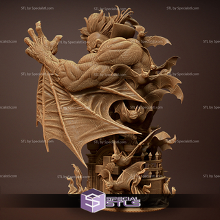 morbius chauve souris buste 3d impression figurine 3d print model - Mito3D