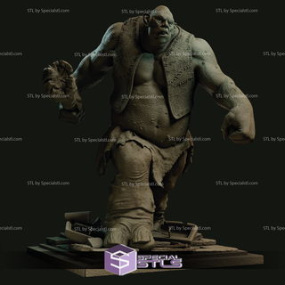 mountain troll ready 3d print harry potter model 3d print model - Mito3D