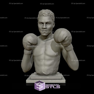 Mahoma Ali busto 3d modelo 3d print model - Mito3D