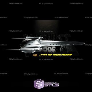 naboo royal Embarcacion estrella guerras 3d modelos 3d print model - Mito3D