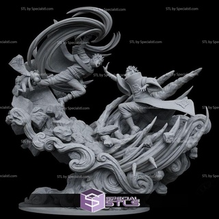 Naruto Schmerzen Diorama 3d print model - Mito3D