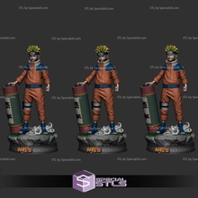 Naruto Uzumaki permanent pose 3d print model - Mito3D