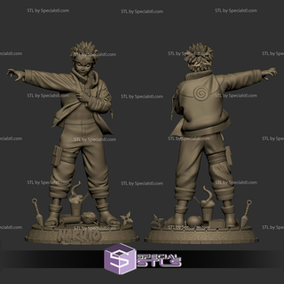 Naruto giyme ceket 3d model baskı heykelcik 3d print model - Mito3D