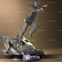 nathan drake action pose uncharted 3d print model - Mito3D