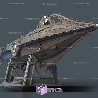 nautilus submarine 3d printing figurine stl files 3d print model - Mito3D