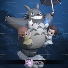 vizinho Totoro Admirador arte 3d print model - Mito3D