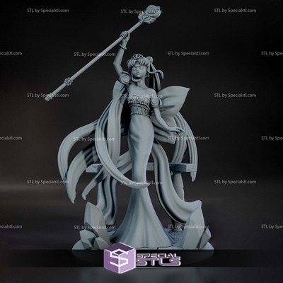 neo kraliçe huzur denizci ay dijital heykel özel 3d print model - Mito3D