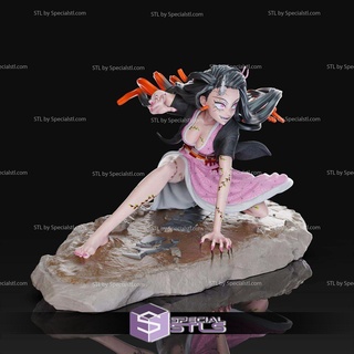 Nezuko demônio Formato batalha assassino stl arquivos 3d print model - Mito3D