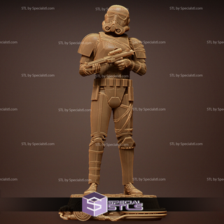Soldado Guerra Estrelas pronto 3d impressão 3d print model - Mito3D