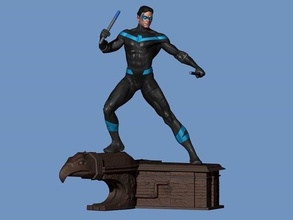 nightwing classic dc 3d print model - Mito3D