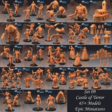 novembre 2020 ensemble 09 Château terreur em miniature 3d print model - Mito3D