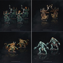 november 2021 printable heroes miniature 3d print model - Mito3D