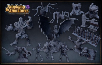 november 2021 roleplaying miniature 3d print model - Mito3D