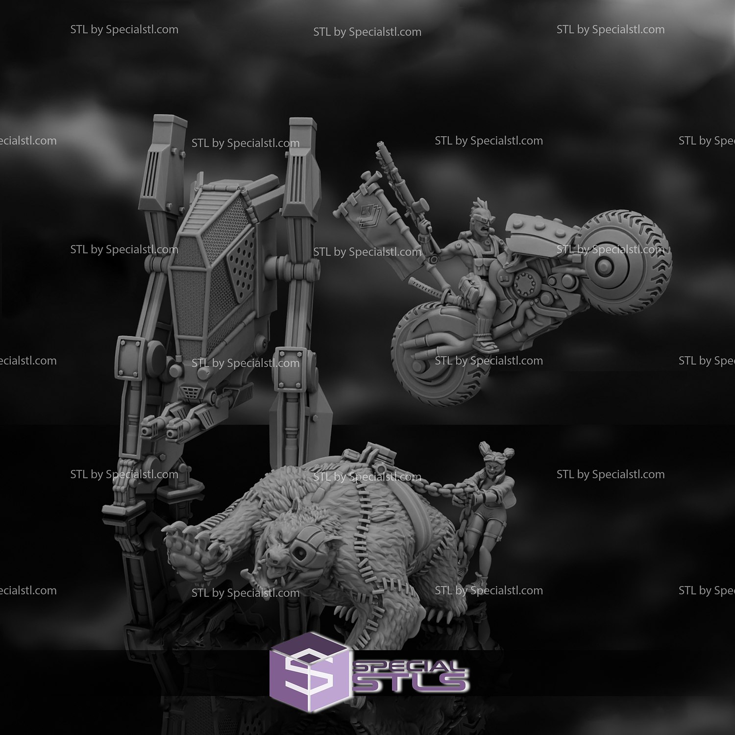 novembre 2022 cyber forger miniature 3D print model - Mito3D