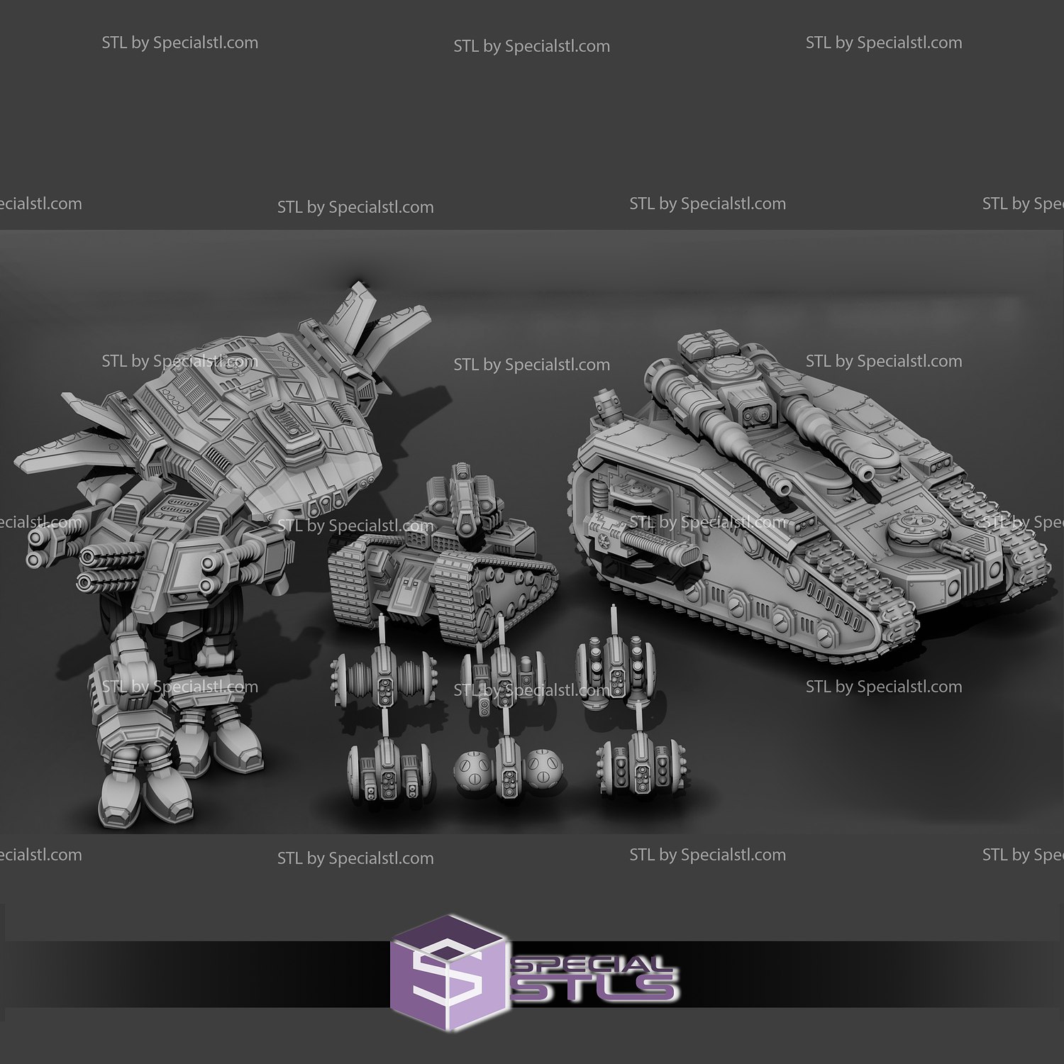 november 2022 lelanian industrial complex miniature 3D print model - Mito3D