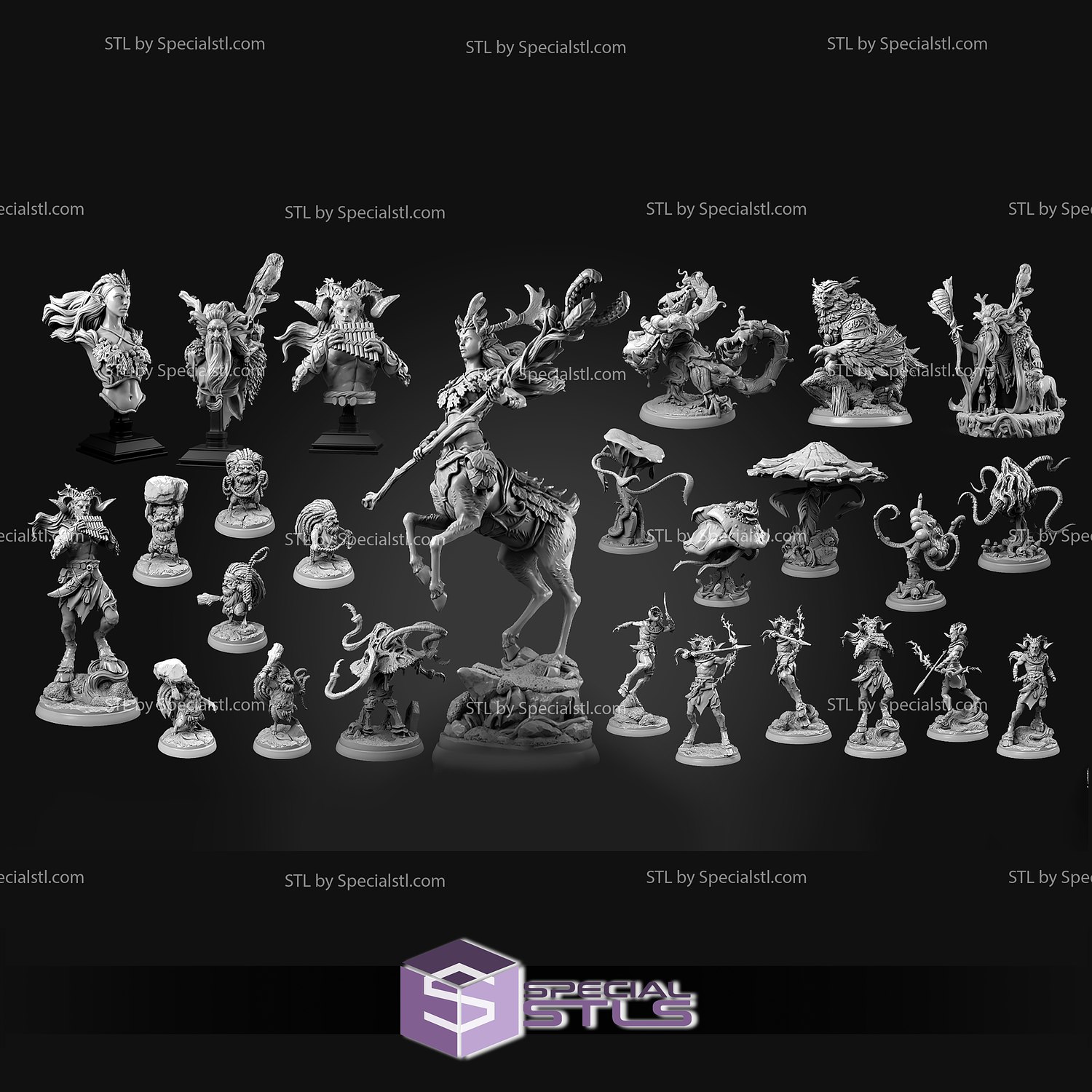 novembre 2022 blanc loup garou taverne miniature 3D print model - Mito3D