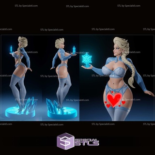 nsfw coleção Elsa olaf 3d impressão stl 3d print model - Mito3D