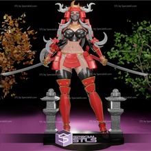 nsfw Sammlung Samurai Mädchen 3d print model - Mito3D