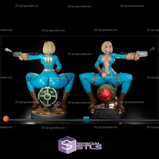 nsfw collection - vault girl fallout 3d print stl 3d print model - Mito3D