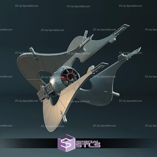 nssis class garra stl arquivos Guerra Estrelas 3d impressão estatueta 3d print model - Mito3D