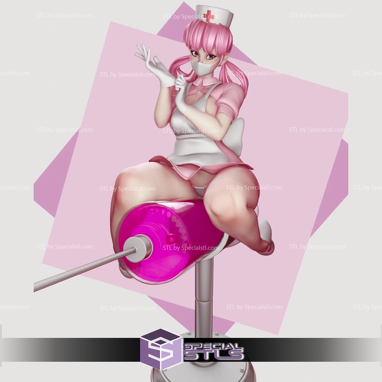 nurse joy pin pokemon 3D print model - Mito3D