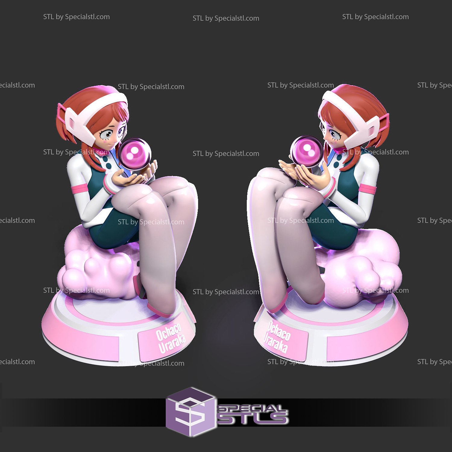 ohhhh Uraraka Rosa Ball 3d drucken 3D print model - Mito3D