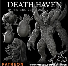 october 2021 death haven miniature 3d print model - Mito3D