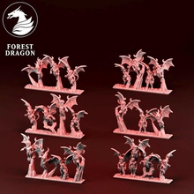 Outubro 2021 floresta Dragão miniatura 3d print model - Mito3D