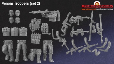 october 2021 monstrous encounters miniature 3d print model - Mito3D