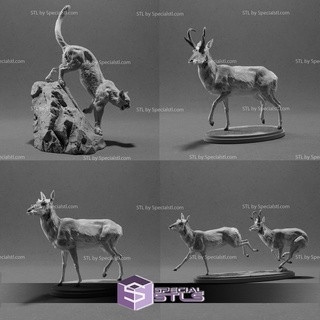october 2022 animal den miniature 3d print model - Mito3D