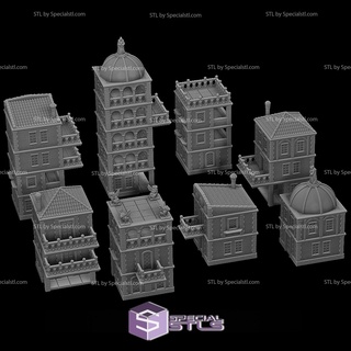 octubre 2022 dadi calabozo alrededores miniatura 3d print model - Mito3D
