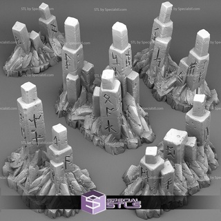 ottobre 2022 fantastico impianti rocce miniatura 3d print model - Mito3D
