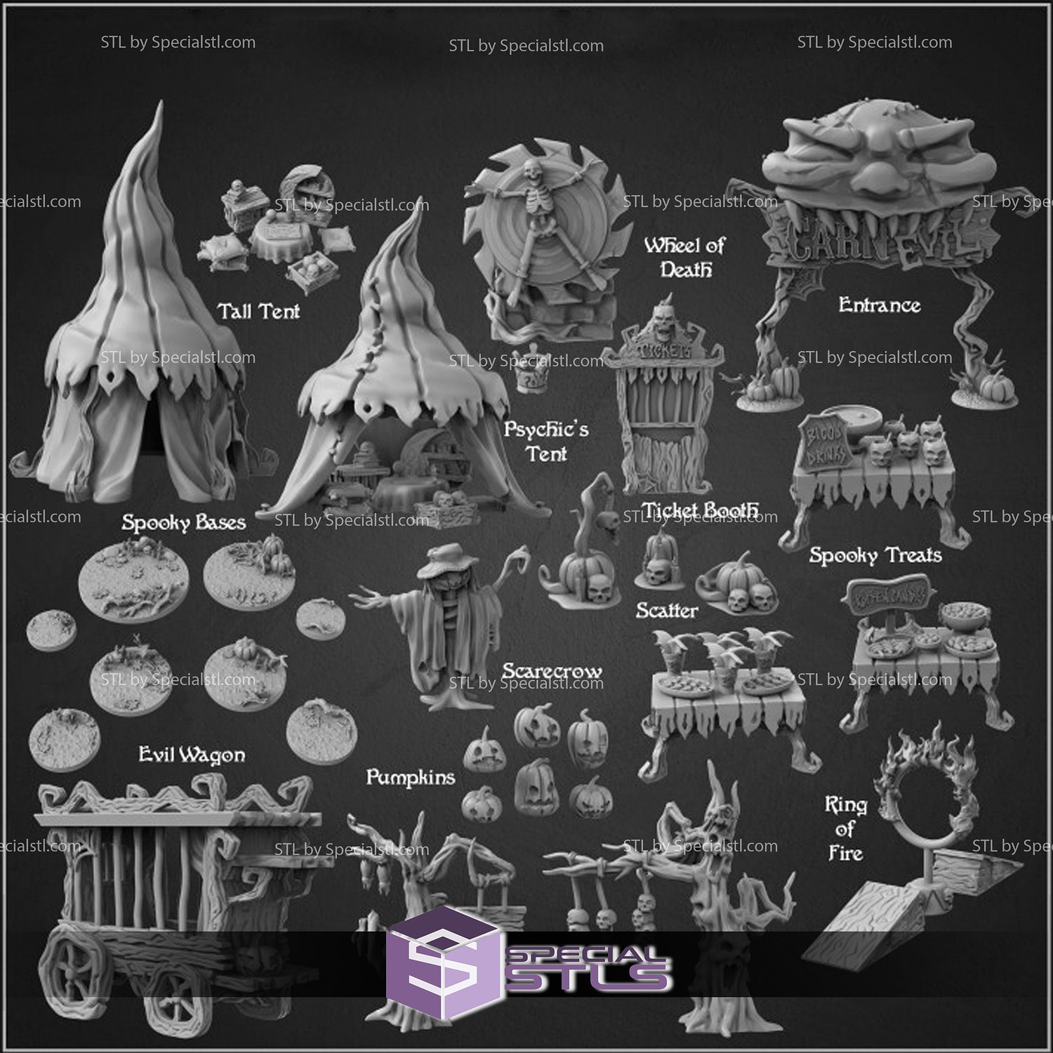 octubre 2022 mundo fragua miniatura 3D print model - Mito3D