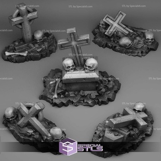 Oktober 2023 Fantastisch Pflanzen Felsen Miniaturen 3d print model - Mito3D