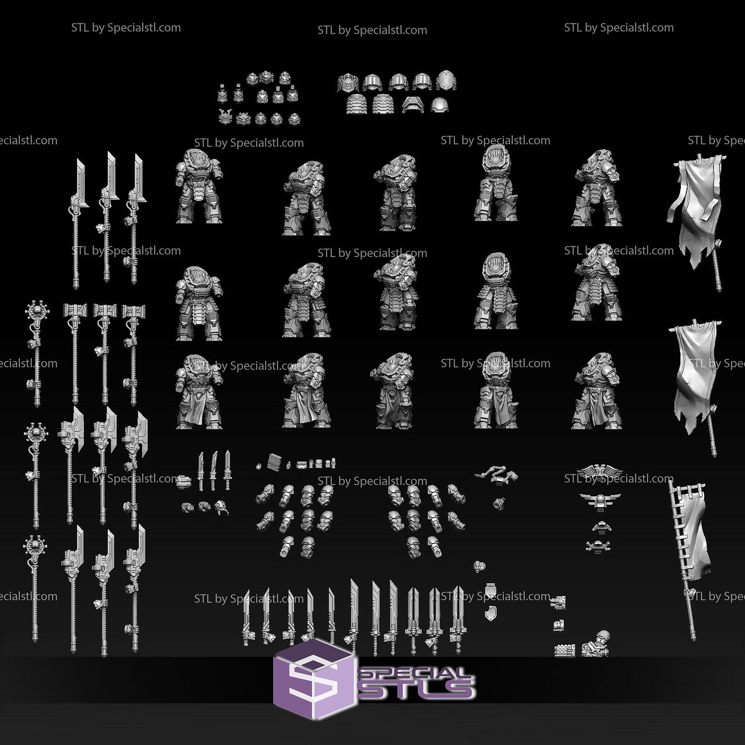 Ekim 2023 kukla savaşı minyatürler 3D print model - Mito3D